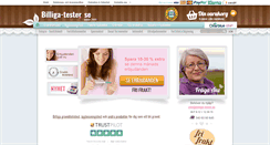 Desktop Screenshot of billiga-tester.se